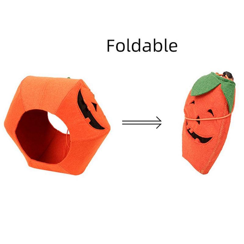 Halloween Pumpkin Pup Collar: Adorable Pet Cosplay Accessory For A Spooktacular Look!