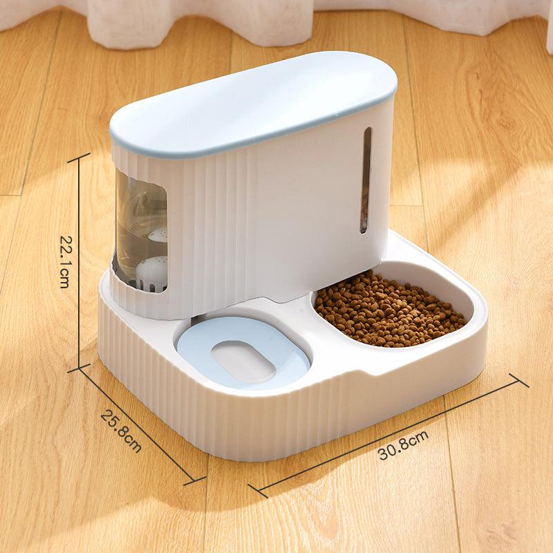 Pet Oasis: Automatic Cat Drinking Fountain And Feeder