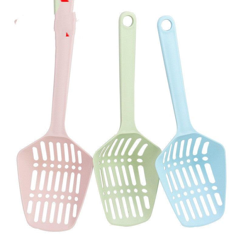 Solid Handle Plastic Pet Cat Litter Scoop