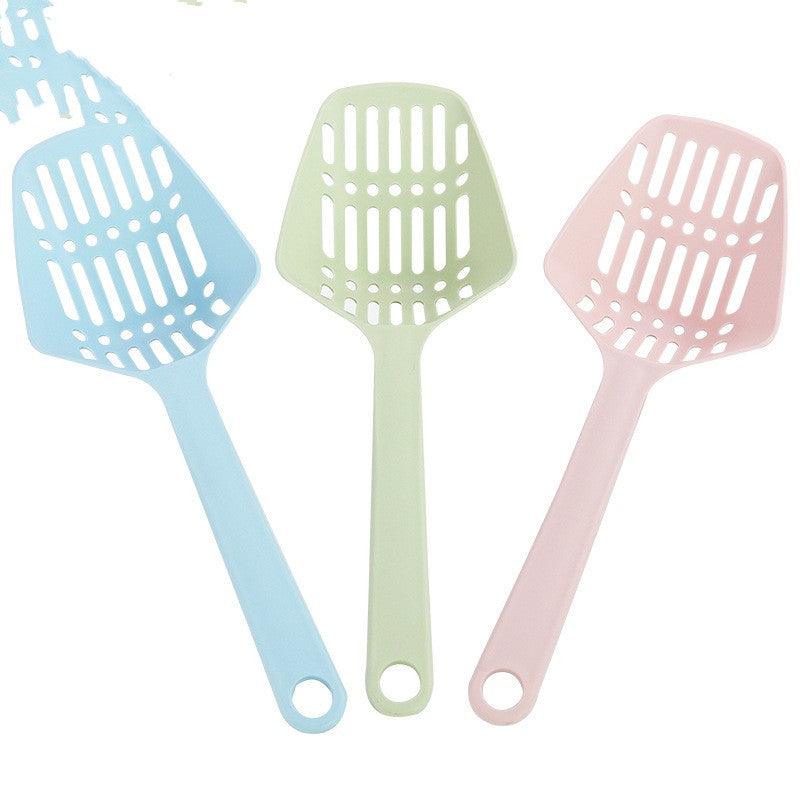 Solid Handle Plastic Pet Cat Litter Scoop