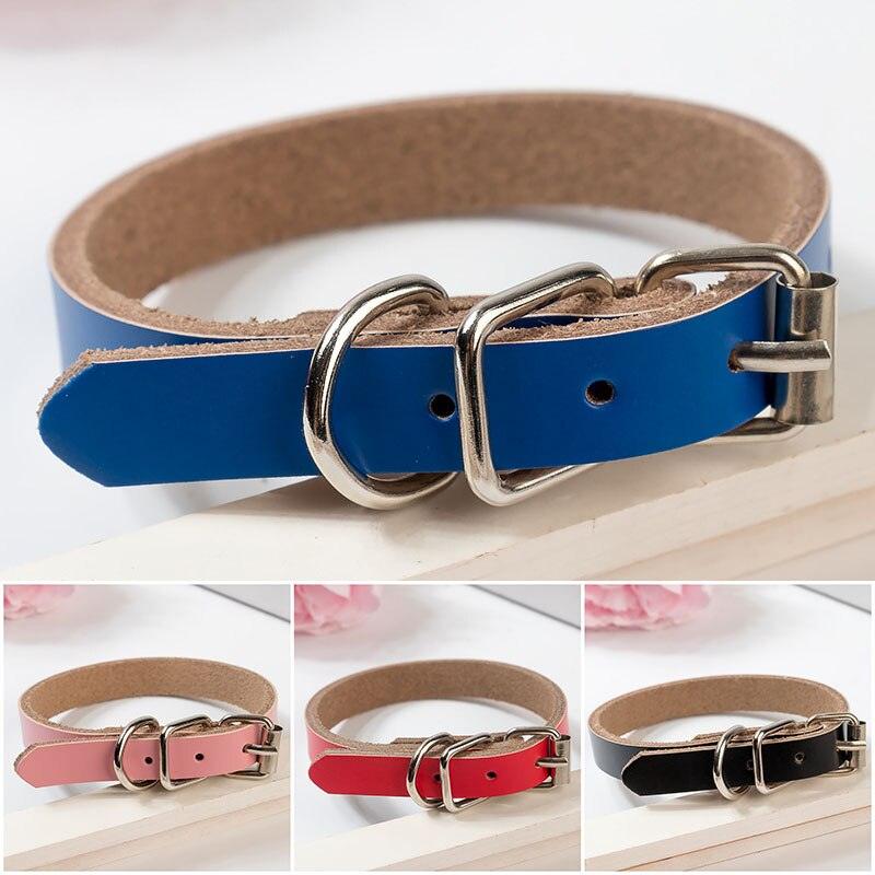 Luxury Leather Dog Collar - Stylish And Durable Pet Chain