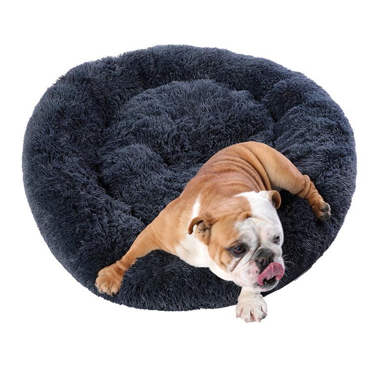 Luxury Round Pet Nest - Ultimate Comfort For Your Furry Friend