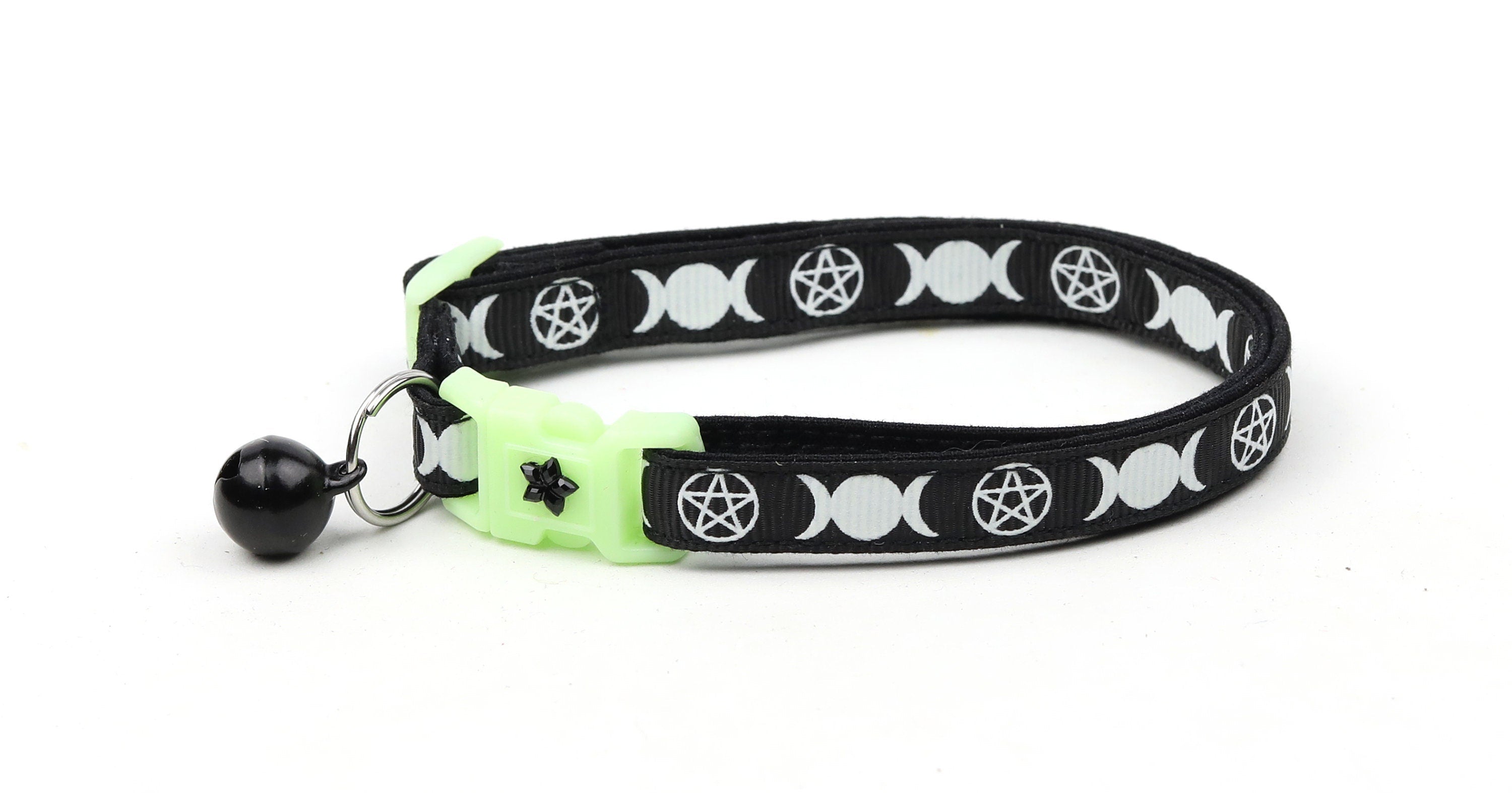 Witch's Familiar on Black Cat Collar