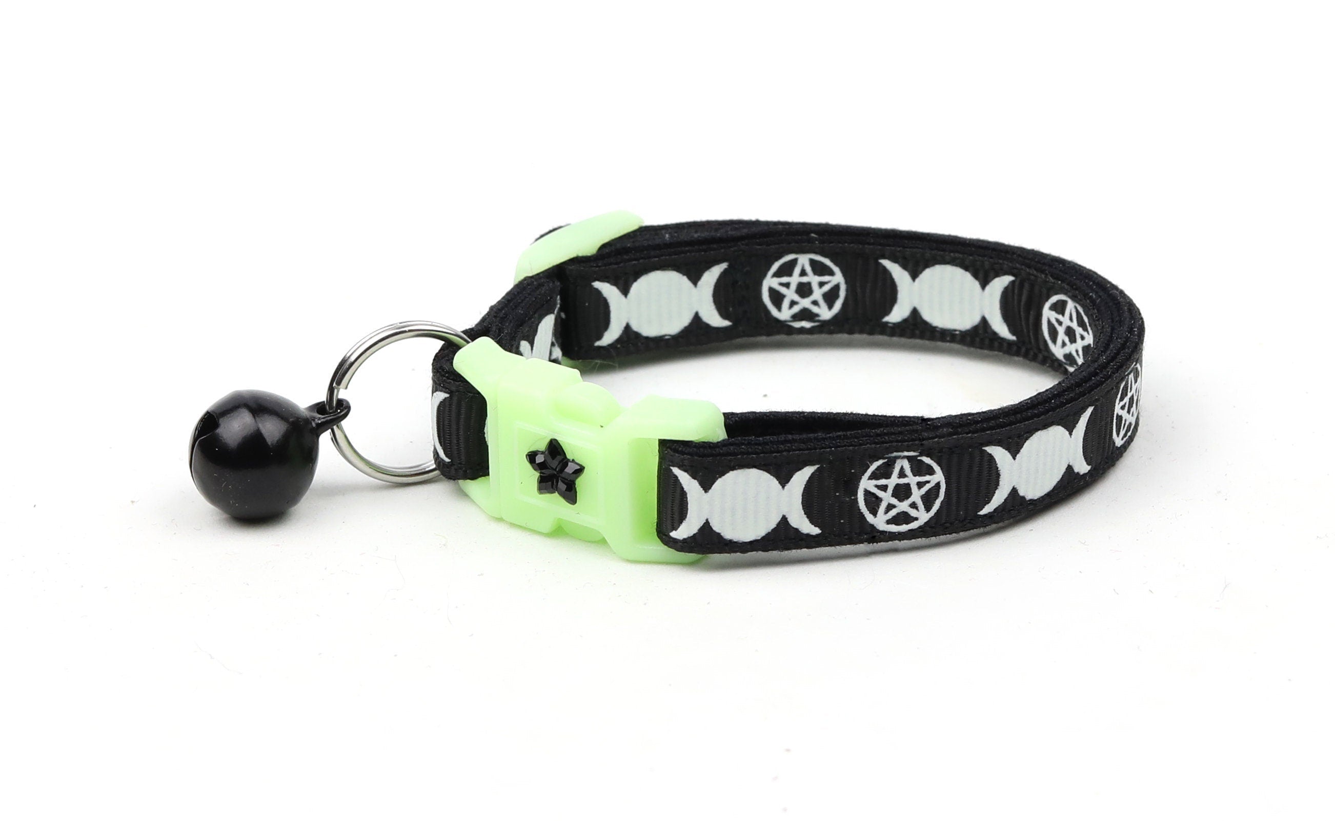 Witch's Familiar on Black Cat Collar